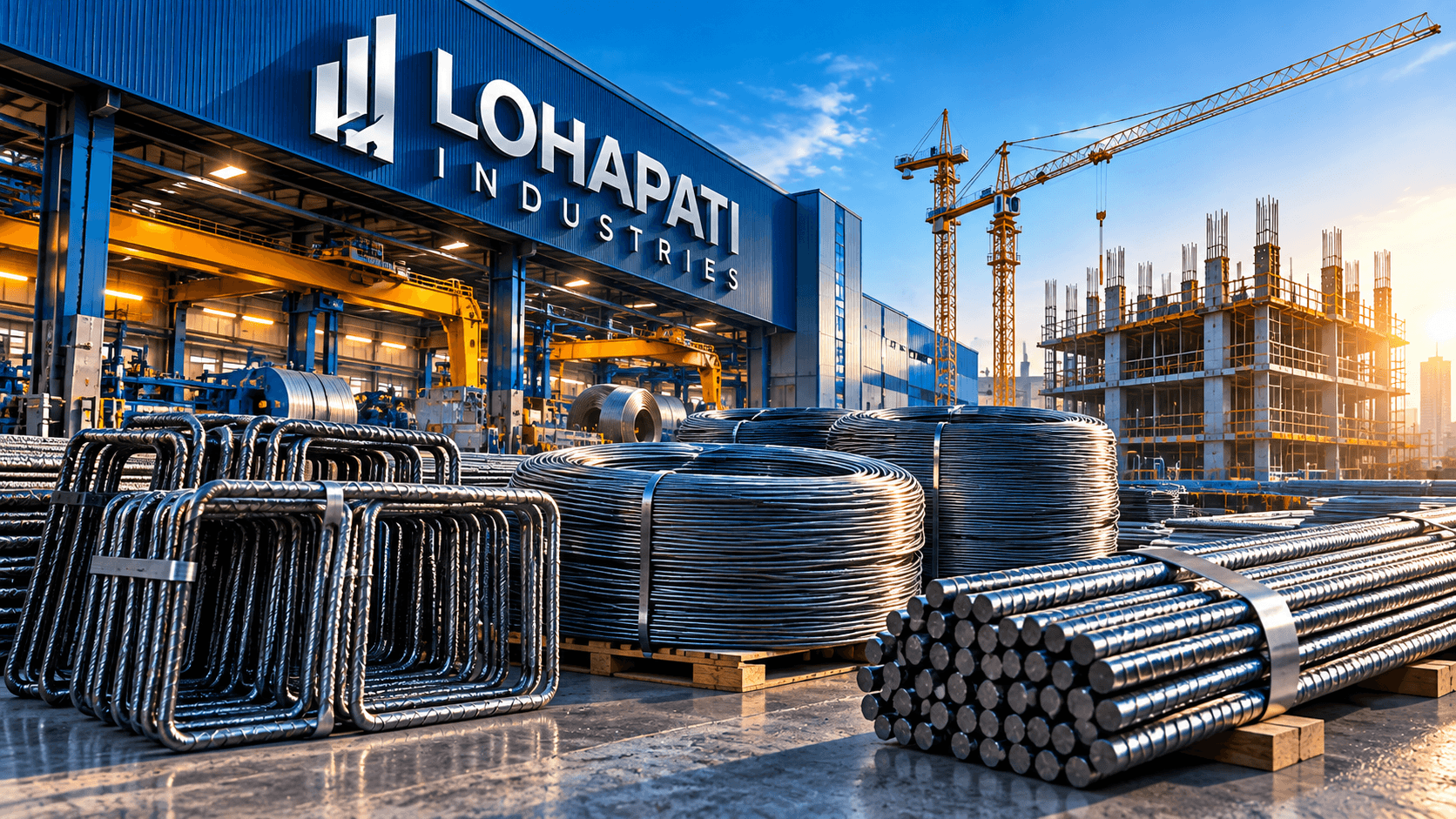 Lohapati steel manufacturing and construction materials